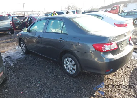 2012 Toyota Corolla L из США, поврежденный, VIN 2T1BU4EE2CC835035